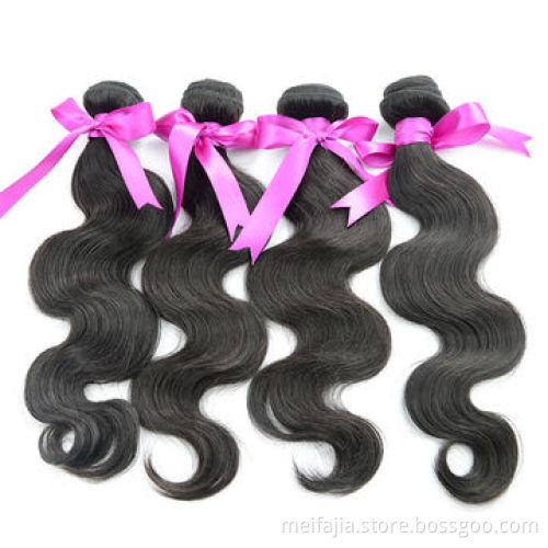 Peruvian Hair Weaves, Natural Color Full Bundles, Various Styles are Accepted/Body Wave Extensions
